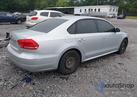 2014 Volkswagen Passat 1.8T S from USA, damaged, VIN 1VWAS7A32EC024805